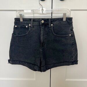 Madewell Curvy High-Rise Denim Shorts in Lunar Wash size: 28